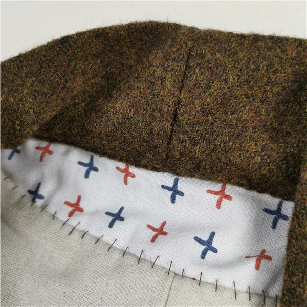 Title 3, Japanese Layered Wear Woolen Coat Jacket Stylis...