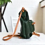 Nova Mochila Juvenil Retrô Artística de Couro Bovino de Primeira Camada Feita à Mão, Design Clássico e Resistente para Uso Diário e Passeios — foto 2