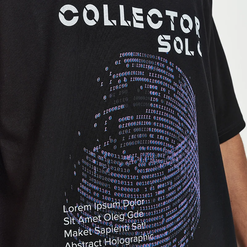 Camiseta masculina de manga curta de verão com personalidade fashion, ideal para um visual estiloso e confortável nos dias quentes. — foto 6