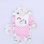 Pink rimmed rainbow horse