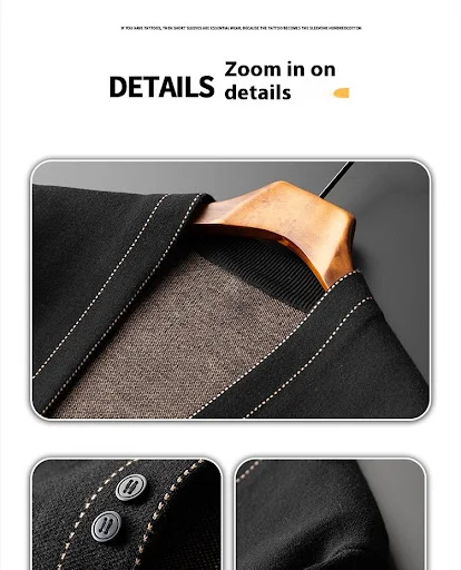 Title 11, Spring and Autumn New Mens Knitted Cardigan Co...