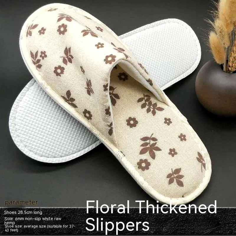 Disposable Slippers Cotton Print Toiletries Perfect for Hotels and Travel Comfortable and Practical for Guests and Visit — photo 26