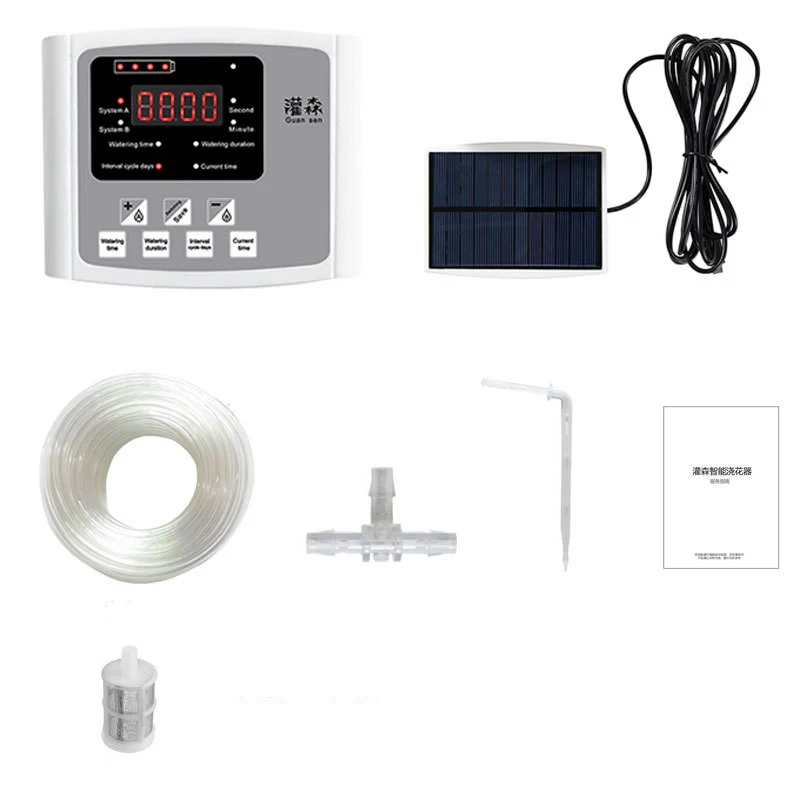 Title 5, Dispositivo solar recarregável para irrigação a...