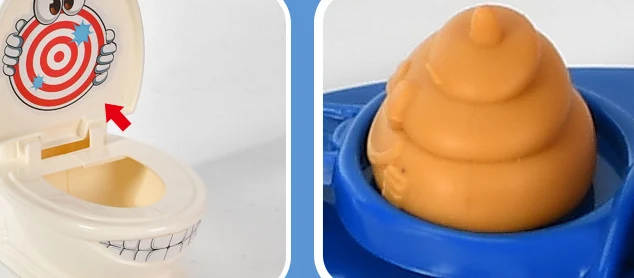 Title 3, Brinquedo de ejeção de vaso sanitário simulado ...
