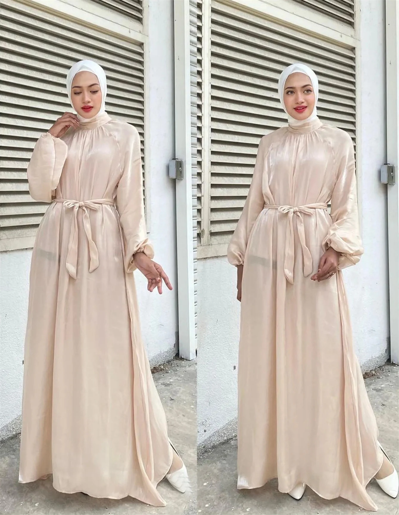 Vestido Feminino Robe Middle East Elegante Avançado — foto 8