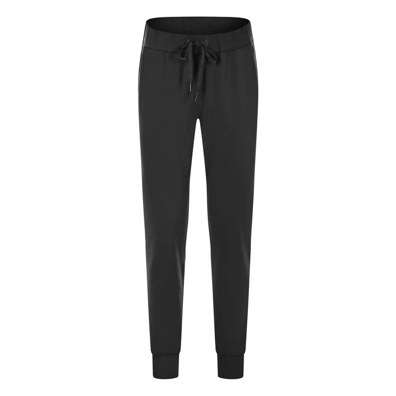 Elastic Waist Yoga Pants, Simple Straight Sports and Leisure Nine-Point Pants for Women, offering comfort and flexibilit — photo 1