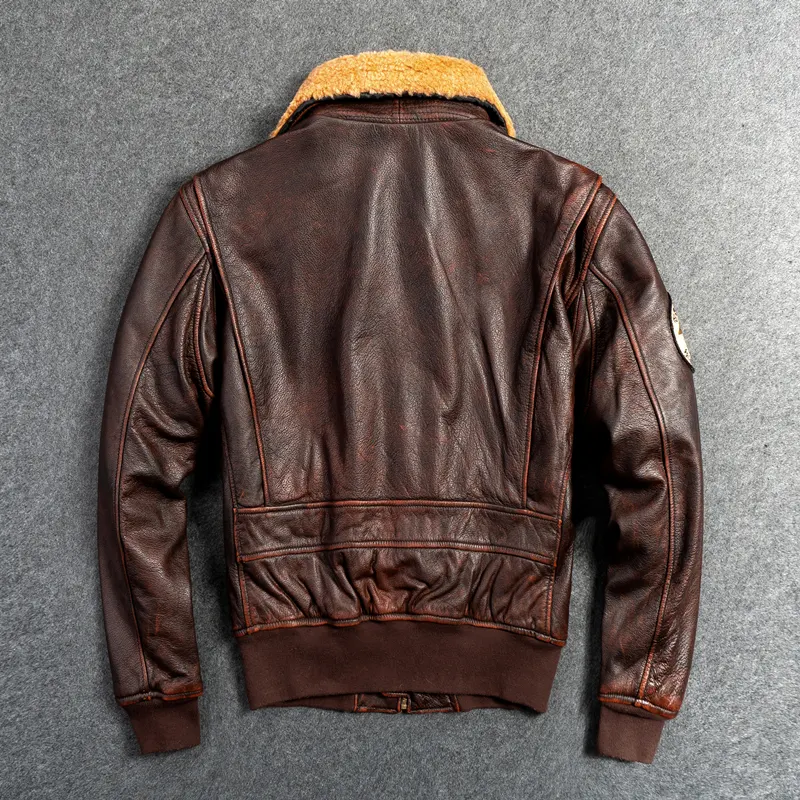 Title 4, Mens Genuine Leather G1 First Layer Motorcycle...
