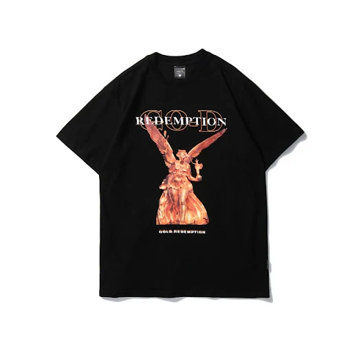 Title 3, Retro washed and worn short-sleeved T-shirt