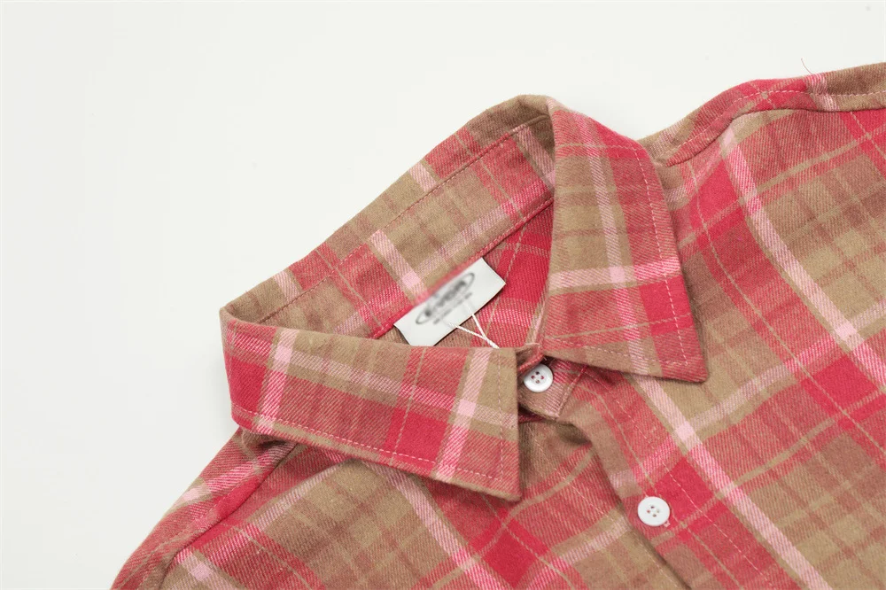 Camisa xadrez masculina de manga curta, solta e casual, perfeita para um visual descontraído e confortável em diversas situações — foto 1
