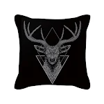 Capa de almofada quadrada com estampa criativa de caveira. Decore sua casa com estilo e personalidade. Ideal para sofás e camas. — foto 11