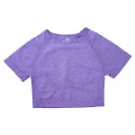 Short sleeve purple