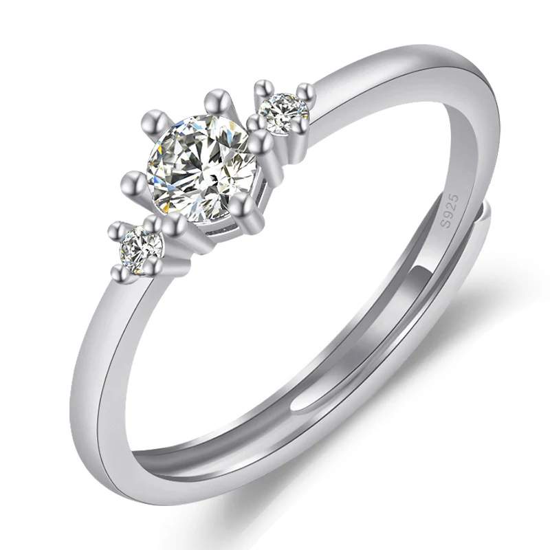 Anel feminino simples, muito fino e criativo com seis garras. Um acessório elegante e delicado que completa qualquer look com charme. — foto 2