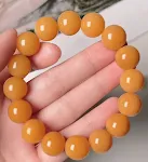 Orange Round Beads