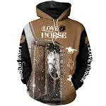 Moletom com capuz com estampa digital 3D de cavalos no estilo europeu e americano, perfeito para um visual moderno, confortável e estiloso. — foto 16