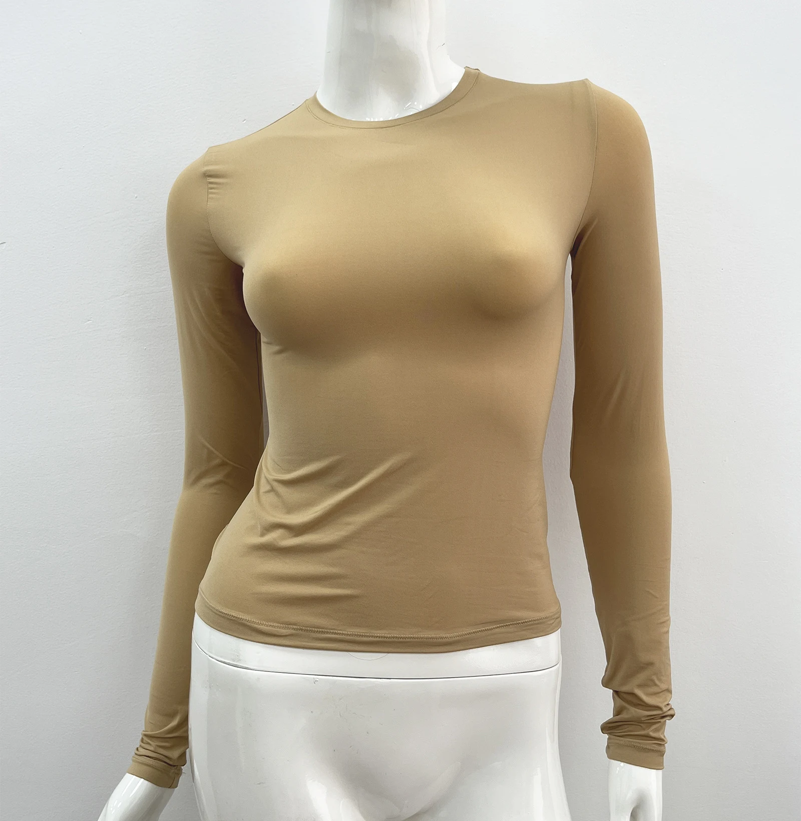 Title 6, Brushed High-density Nylon Long-sleeved Bottomi...