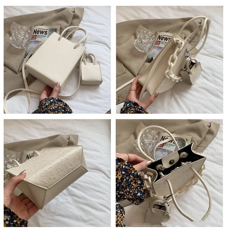 Title 4, Large Capacity Tote New Crossbody Bag Spacious ...