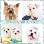 10PCS Puppy Hair Bowknot Spring New Pet Headwear Small Dog Bows Rubber Bands Pet Supplies Pet Dog Grooming Accessories — photo 4