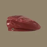 Wine red V label