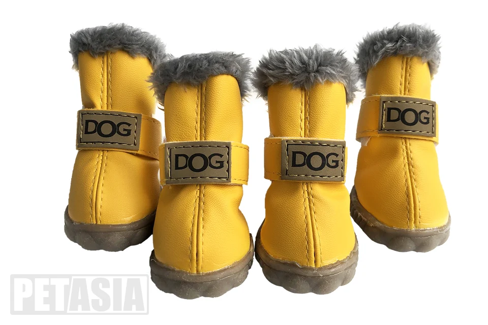 Title 35, Winter Pet Dog Shoes Warm Snow Boots Waterproof...