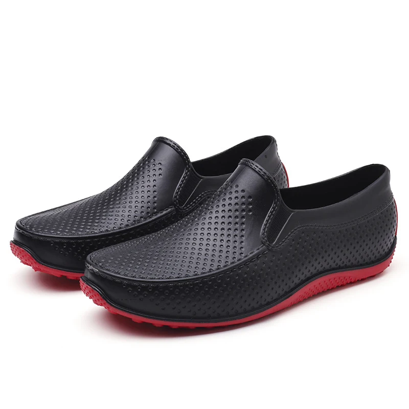 Title 2, Heren Simple Casual PVC Korte Regenlaarzen. Wat...