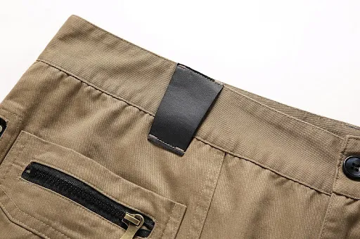 Title 25, Pantalones rectos de estilo militar grandes de ...