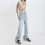 Ice Blue Jeans High Street Distressed Bootcut Broek voor Dames – Trendy en comfortabel voor een casual, stijlvolle look. — foto 6