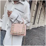 Nova Bolsa Satchel de PU Colorida Fresca e Pura para Meninas Doces - Design Charmoso e Delicado, Perfeita para um Look Adorável. — foto 2