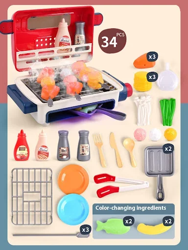 Title 2, Light Music Food Color Changing Childrens Play...