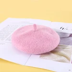 Pet Cat Dog Wool Felt Flower Hat. A charming and comfortable costume accessory for pets, perfect for fun photos and addi — photo 7