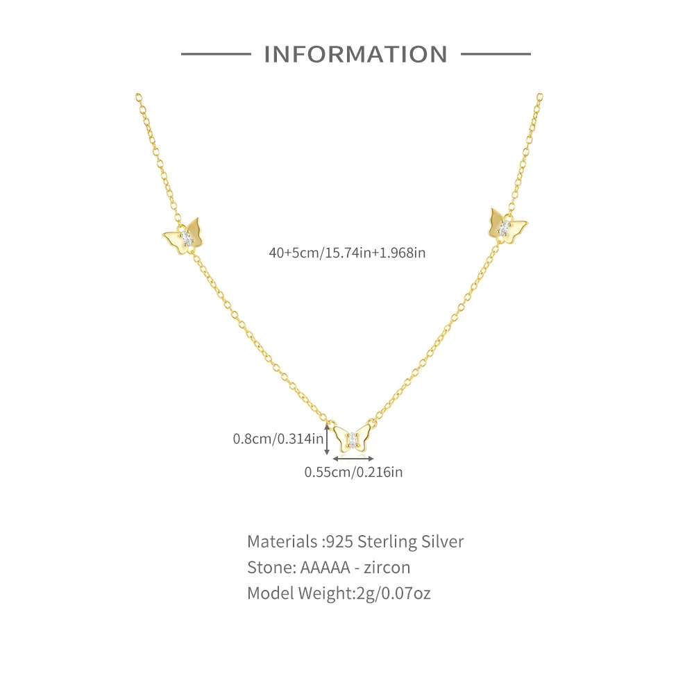 Colar de corrente clavícula com borla de diamante de prata 925, design de nicho borboleta, perfeito para um toque elegante e feminino. — foto 13