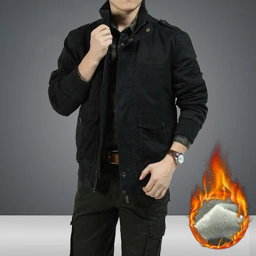 Title 6, Pure Cotton Washed Casual Jacket for Men, Ultim...