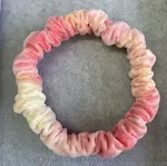 Orange tie dyeing