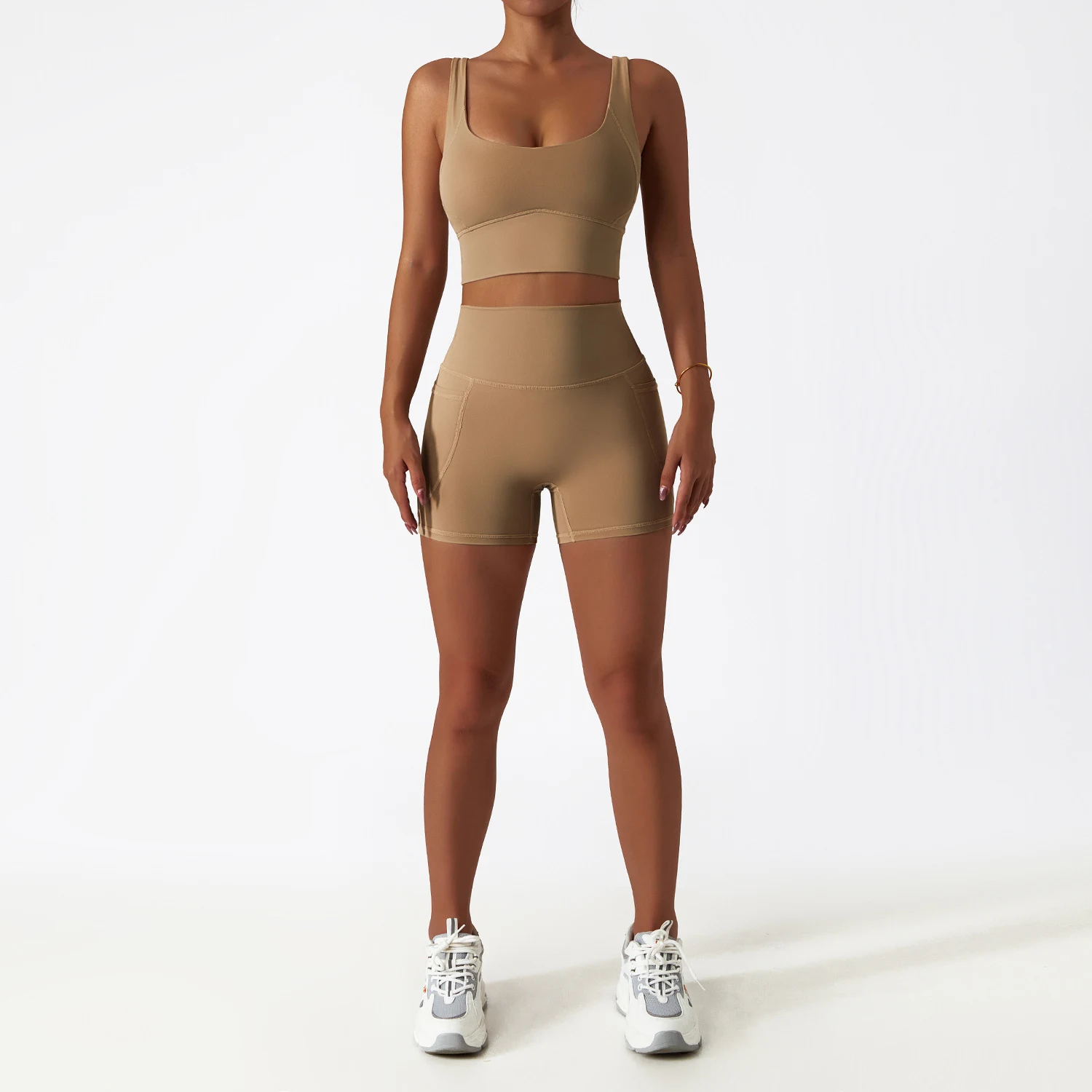 Zomer Yoga Pak Sneldrogende Leggings. Ideaal voor yoga en sport in de zomer. Ademend, lichtgewicht en biedt optimaal comfort. — foto 23