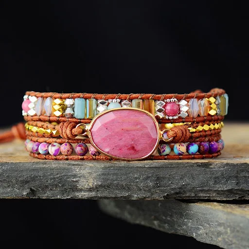 Title 1, Pulseira de mulheres de pedra natural