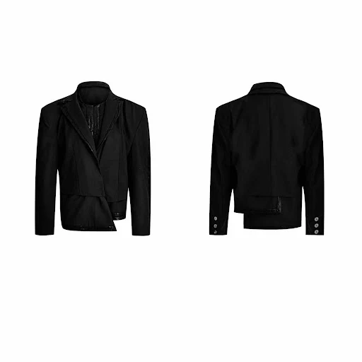 Title 6, Irregular Fake Two-piece Suit Jacket, designed ...