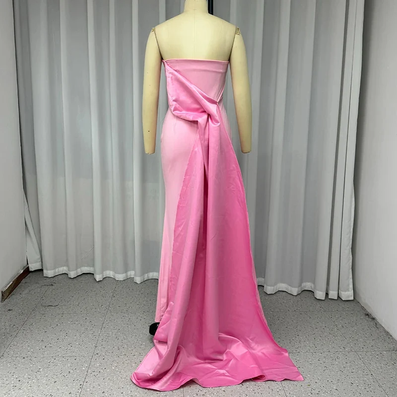 Title 3, Summer New Solid Color High Waist Stitching Eve...