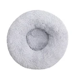 Round cotton pet kennel winter warm sleeping bed for dogs. Provides a cozy and comfortable sleeping space, perfect for y — photo 9