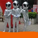 Alien show costume. Stand out with this unique space suit. Perfect for theatrical performances, events, and themed parti — photo 3