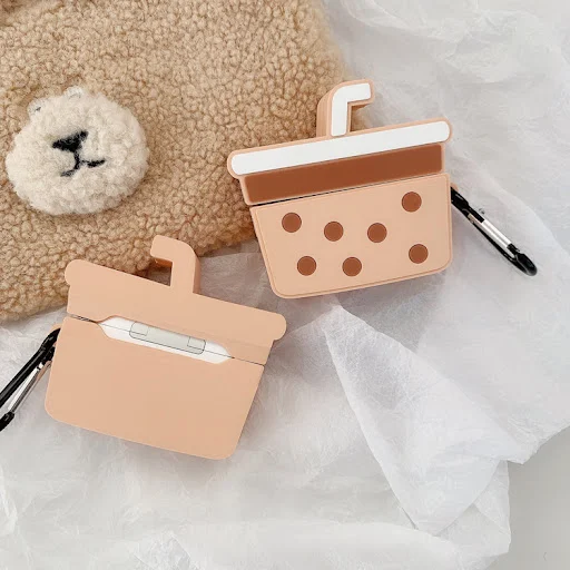 Title 4, Cute Silicone Milk Tea Bluetooth Wireless Earph...
