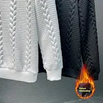 Moletom com capuz masculino High Sense Hot Fashion, escovado. Conforto e estilo para o dia a dia. Macio, moderno e perfeito para você. — foto 5