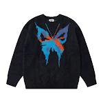 Damen Casual Jacquard Pullover im Mink-Look. Warmer und bequemer Strickpullover. Weiches Material, perfekt für den Winter. — foto 4