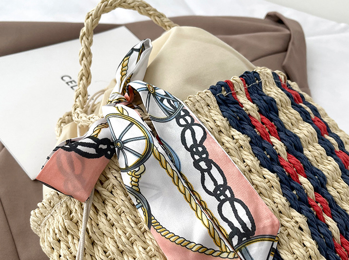 Title 8, Fashionable All-match Simple Woven Bag for Wome...