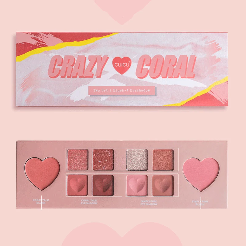 Title 1, 10 Color Creamy Matte Eyeshadow Palette with Gl...