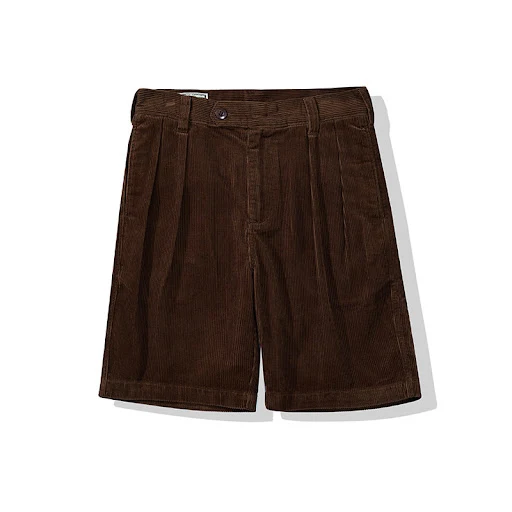 Title 2, Retro Casual Cropped Pants Mens Thick Corduroy