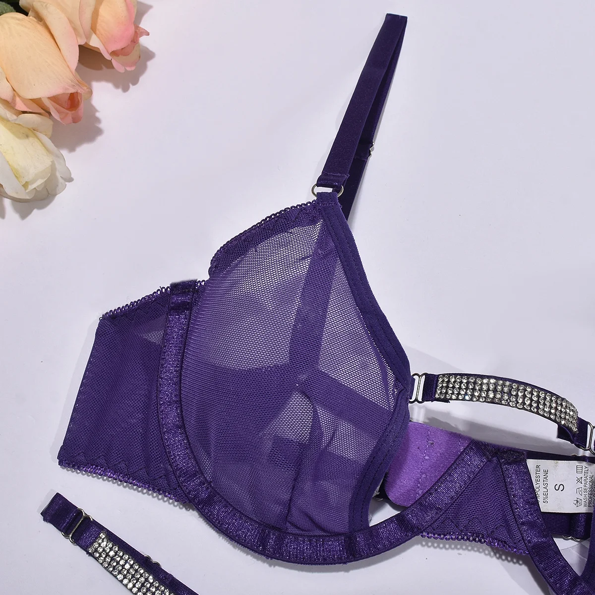 Title 16, Steel Ring Mesh Hot Drilling Sexy Underwear