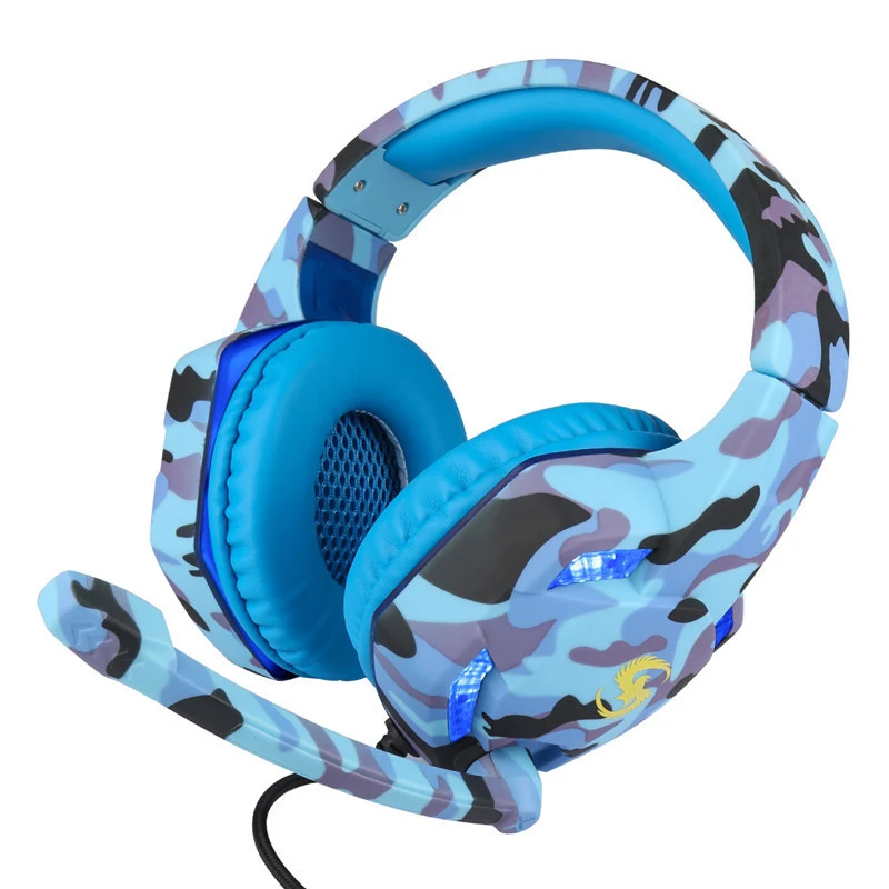 Title 7, Camouflage Gaming Headset Luminous T-176 Wired ...