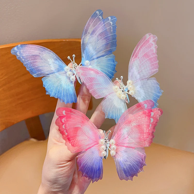 Title 4, Fluttering Wings Butterfly Dog Hair Clips Pet B...