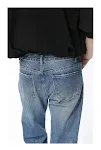 Retro afslankende jeans met waterrimpeling, licht uitlopend en gewassen, voor een flatterende pasvorm en stijlvolle look — foto 8