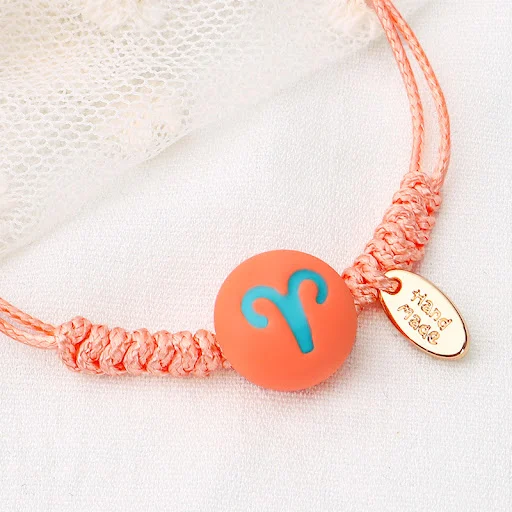 Title 9, Bracelet de couleur tissée à la main en céramiq...