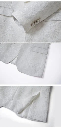 Title 23, Terno Jacquard Masculino para Casamento Noivo A...
